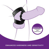 Excellent Power Strap The Balls Adjustable Cock and Ball Rings Black Ball and Cock Toys